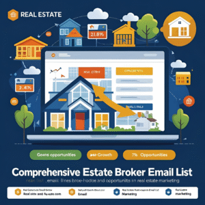 real estate broker email list