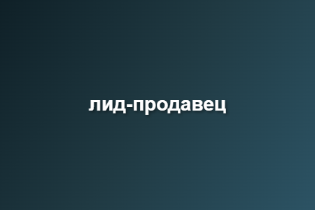 лид-продавец
